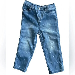 OSH kosh baby girl jeans‎ with printed hearts